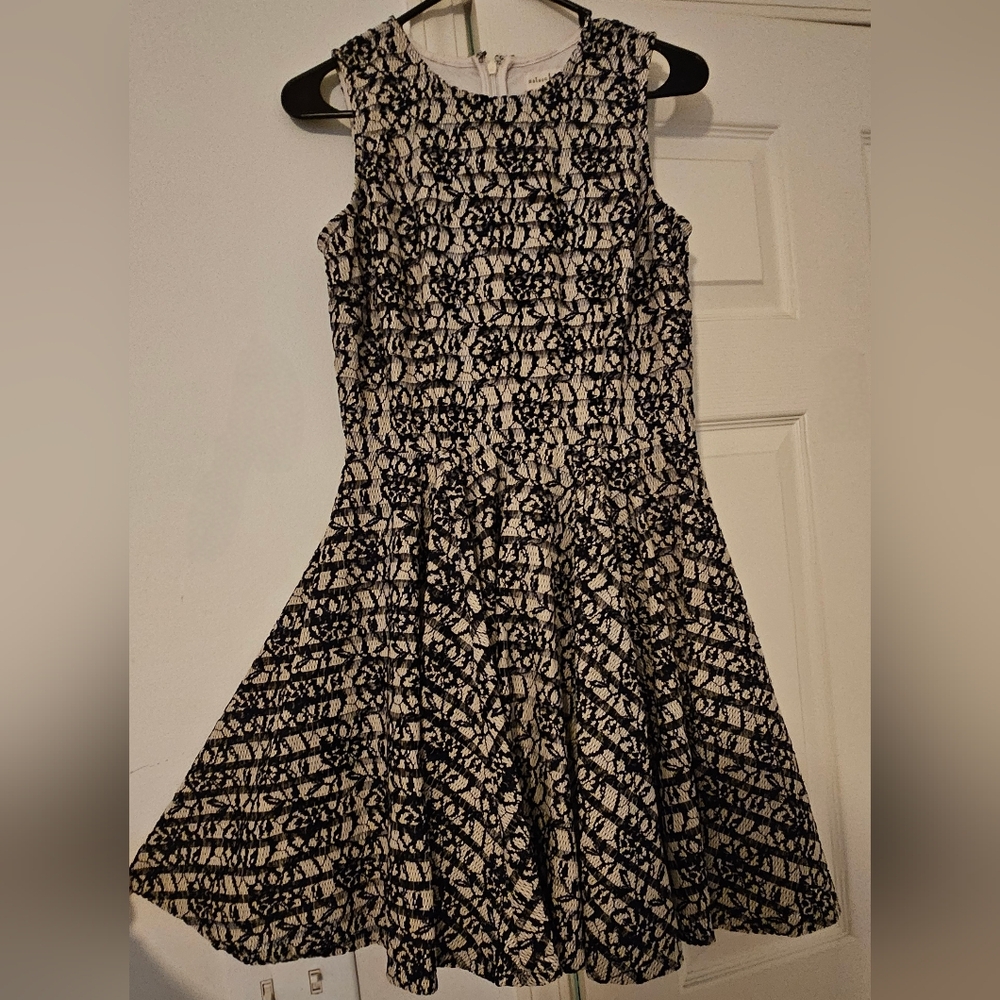 Navy lace dress